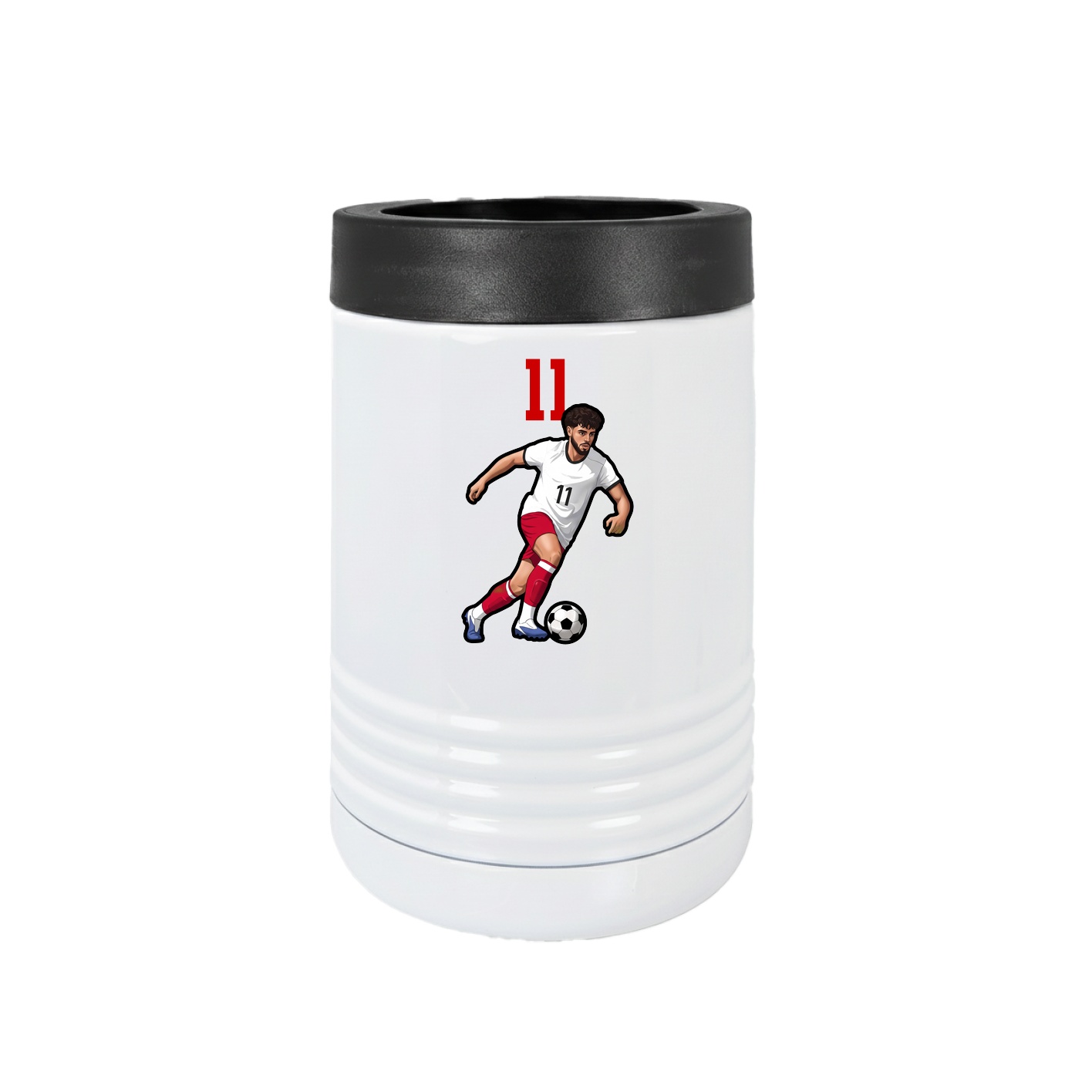 Beverage Holder — Number Top in White