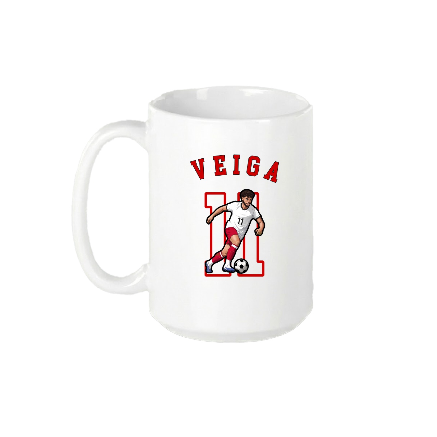 15oz Coffee Mug — Shirsey Arch in White