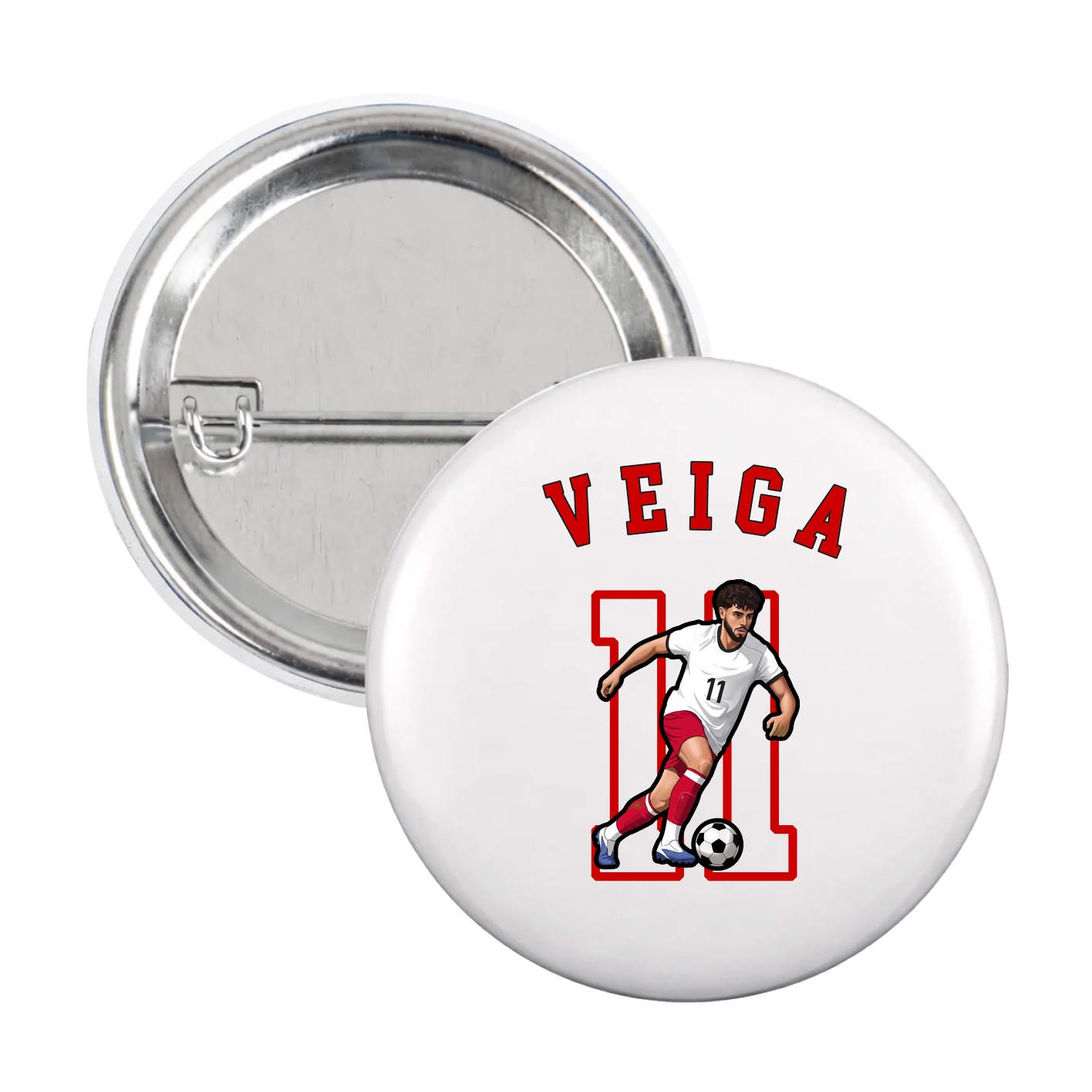 Game Day Button — Shirsey Arch in White