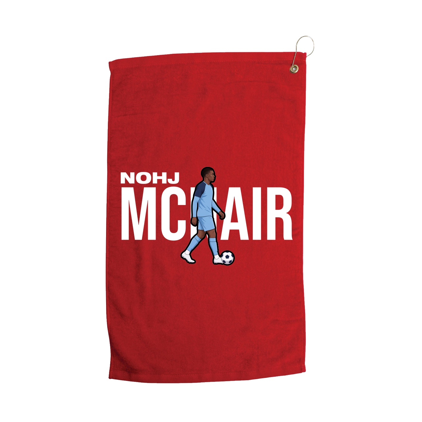 Golf Towel — Player Name in Red