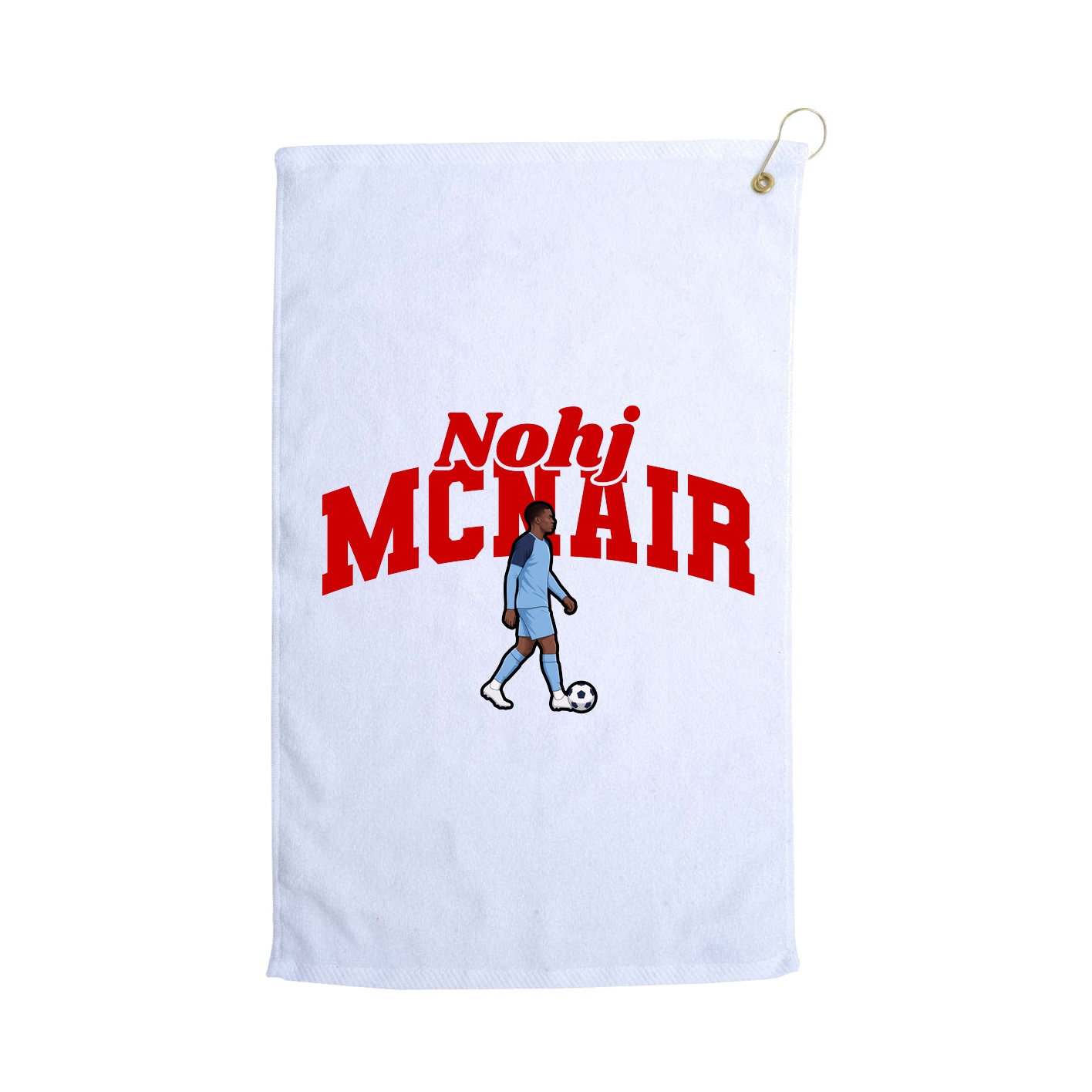 Golf Towel — Signature Arch in White