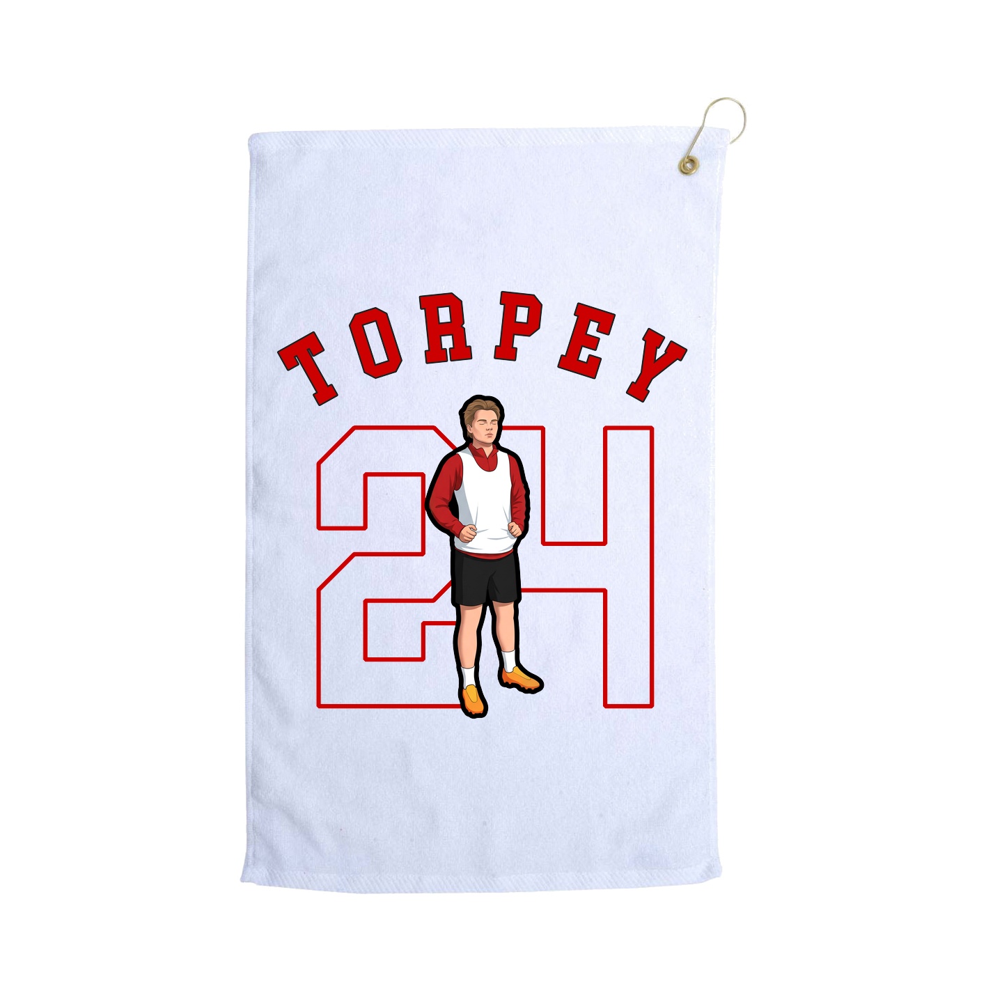Golf Towel — Shirsey Arch in White