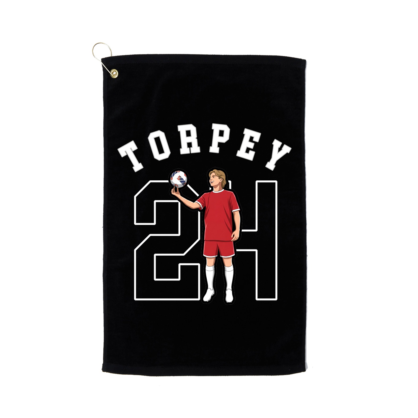 Golf Towel — Shirsey Arch in Black