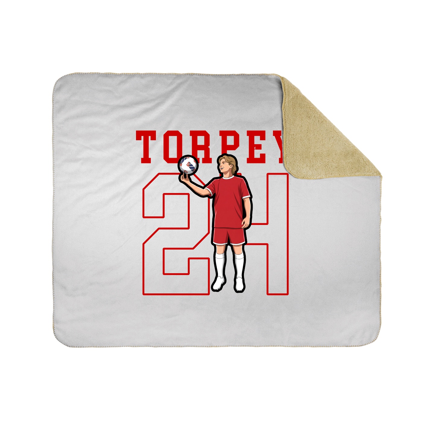 50x60 Sherpa Lined Throw Blanket