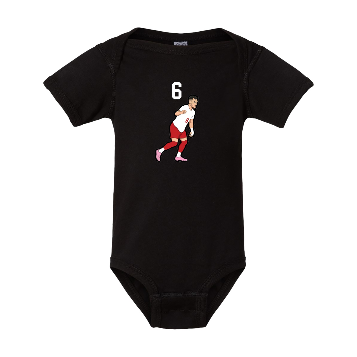 Baby Onesie — Number Top in Black
