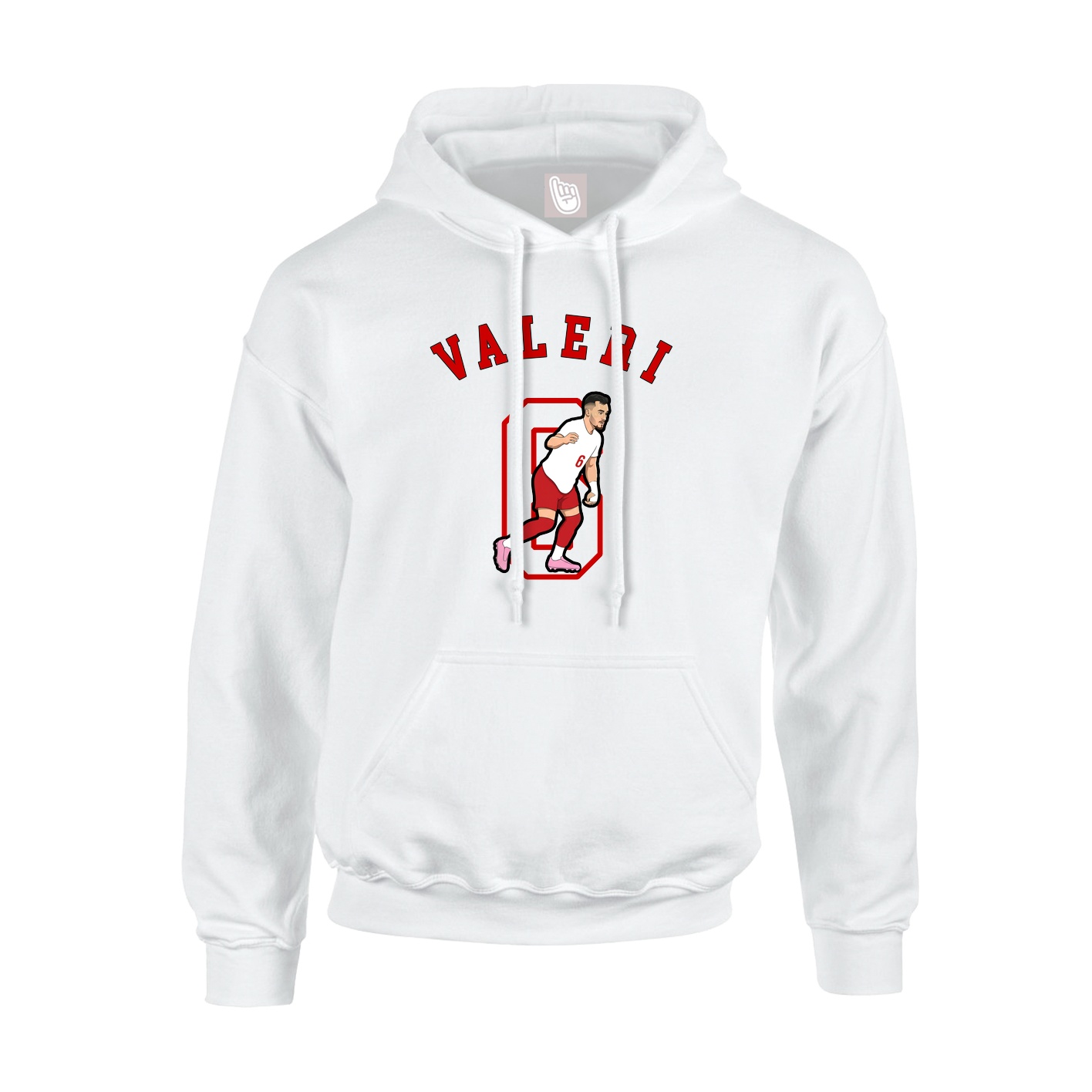 Hoodie — Shirsey Arch in White