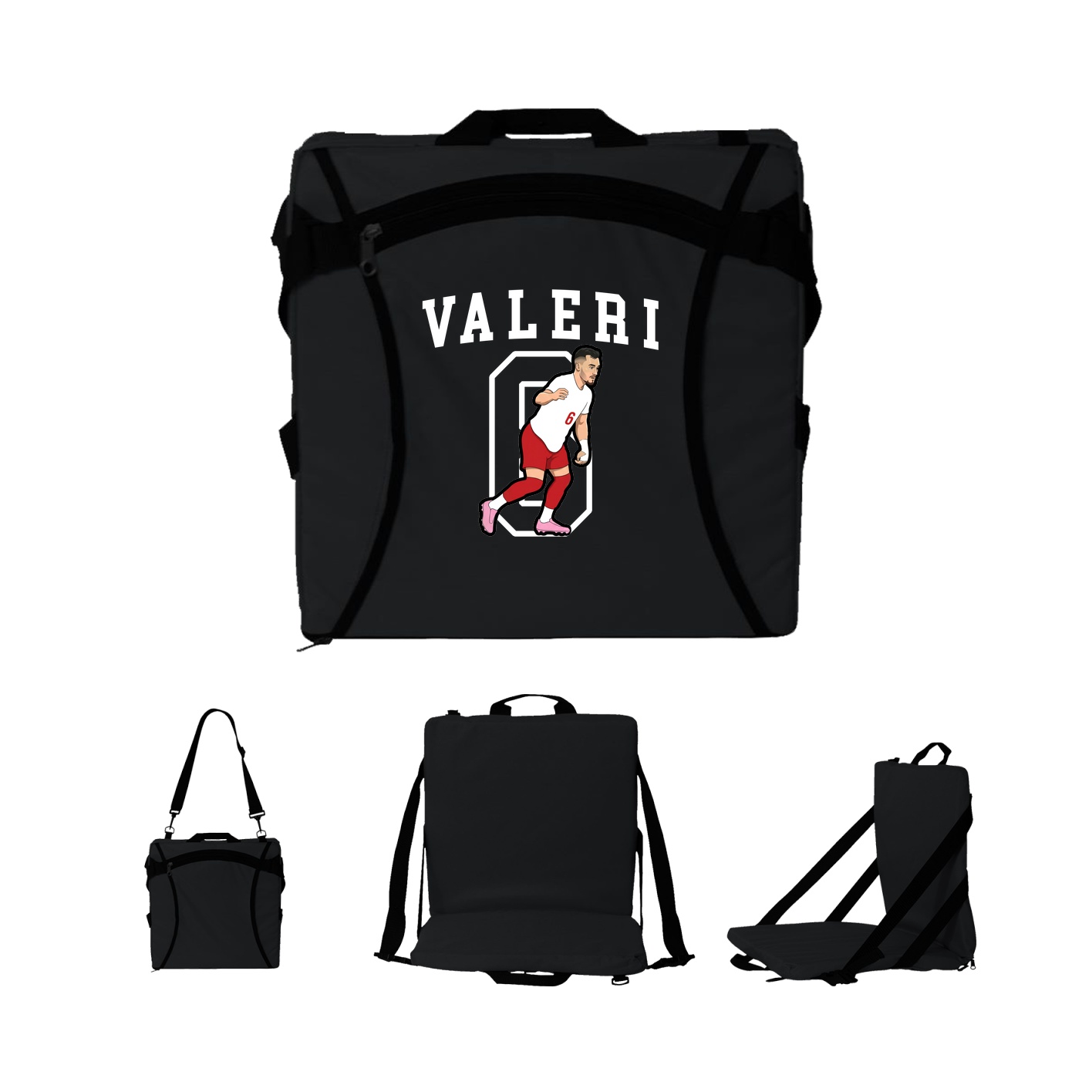 Folding Stadium Seat — Shirsey in Black