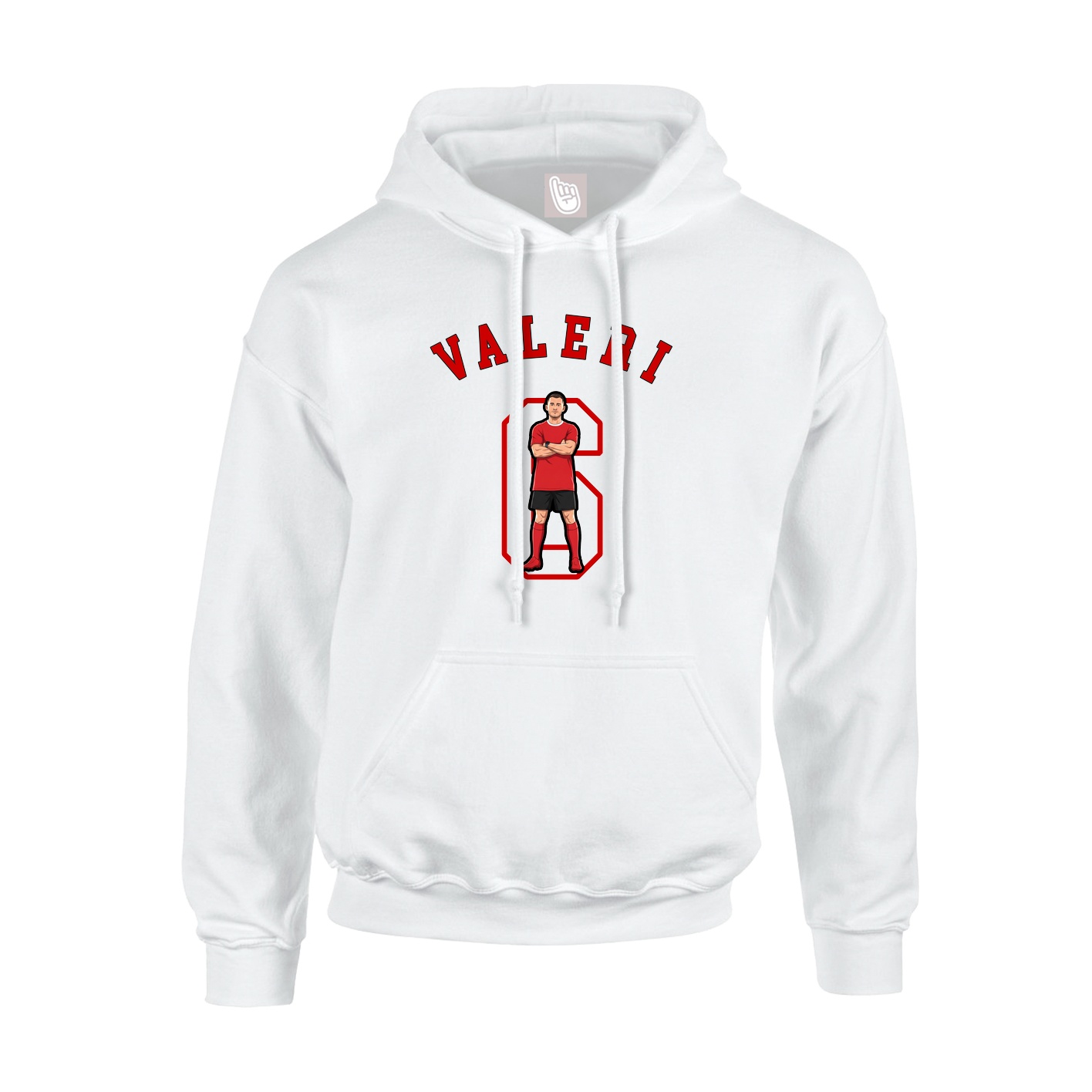 Youth Hoodie — Shirsey Arch in White