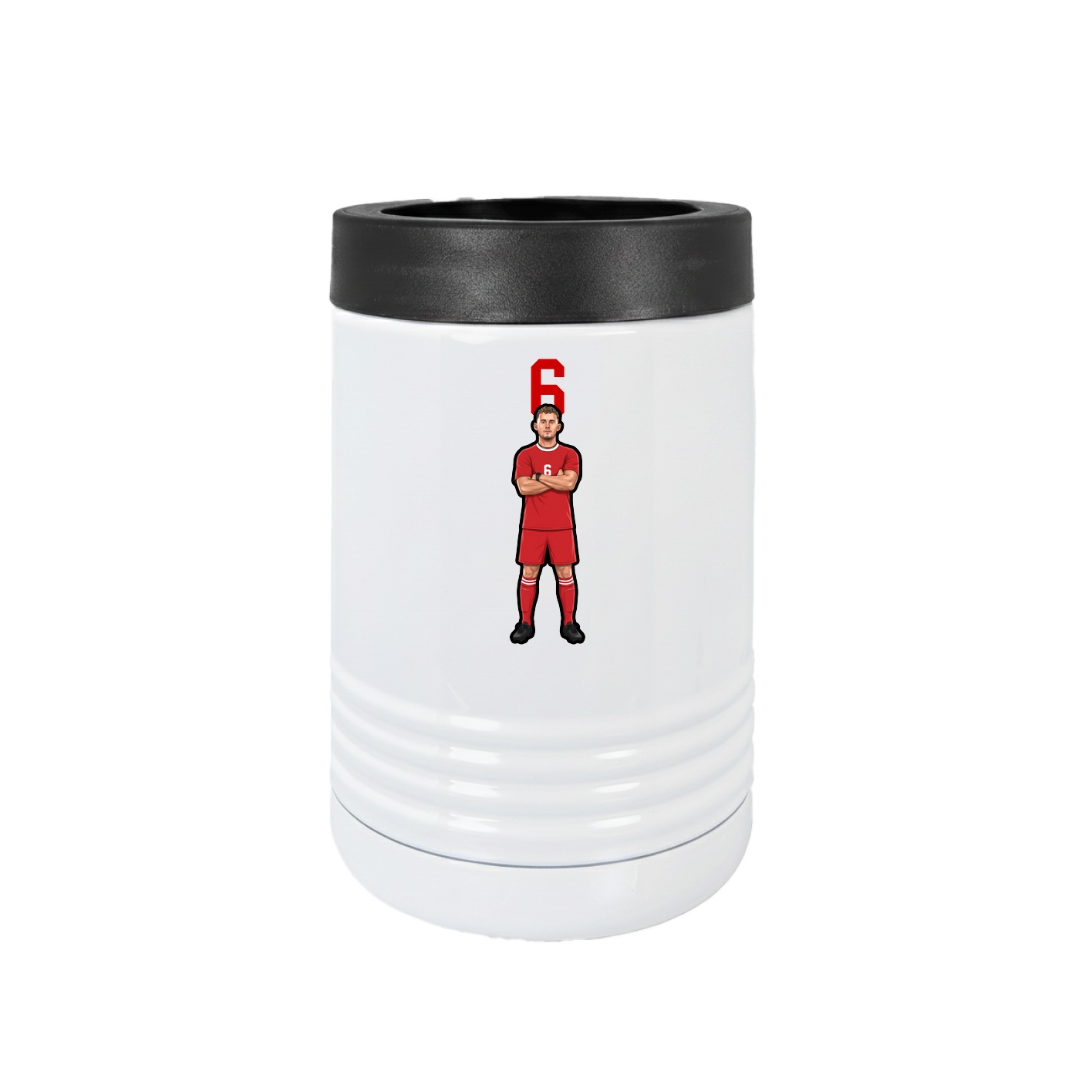 Beverage Holder — Number Top in White