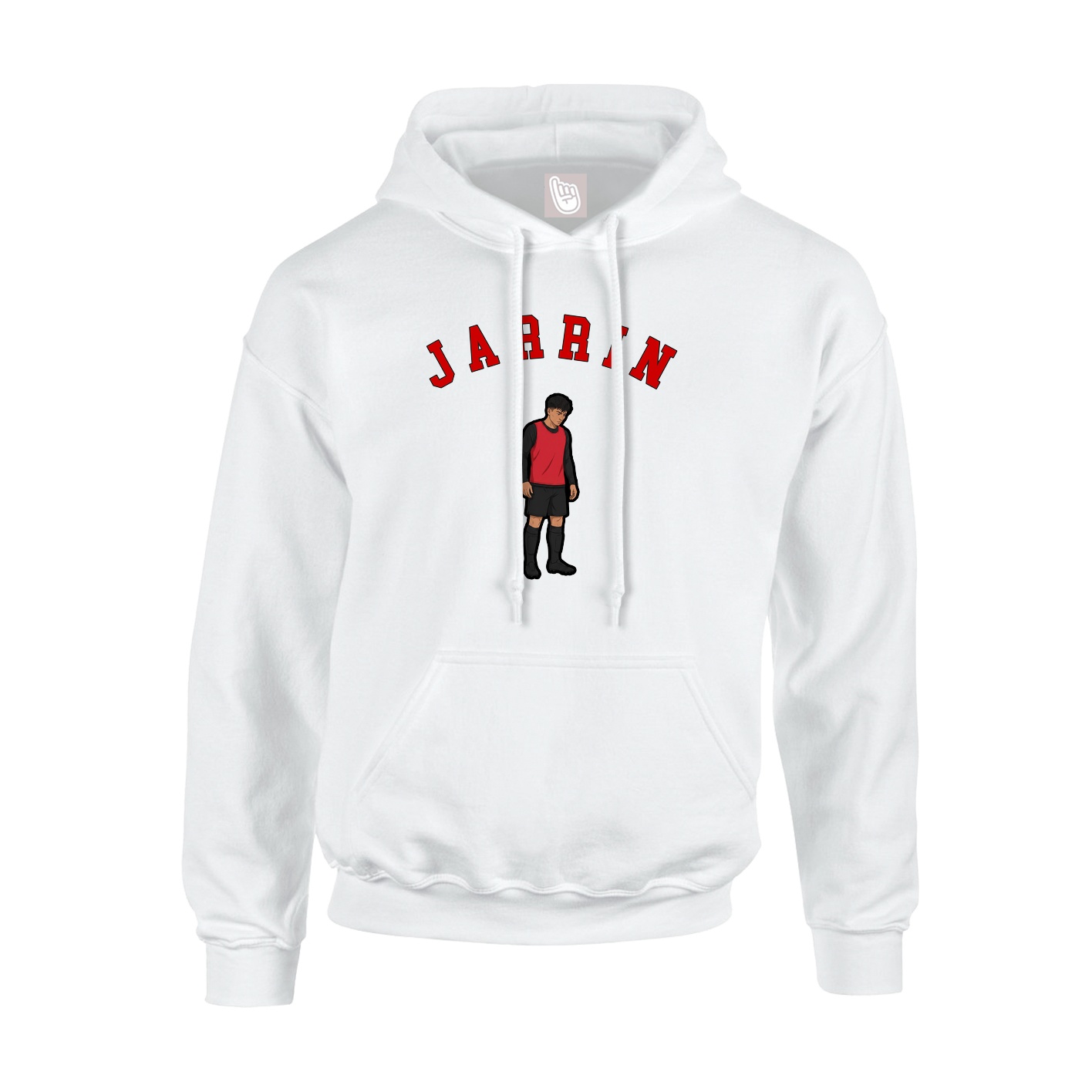 Youth Hoodie — Shirsey Arch in White