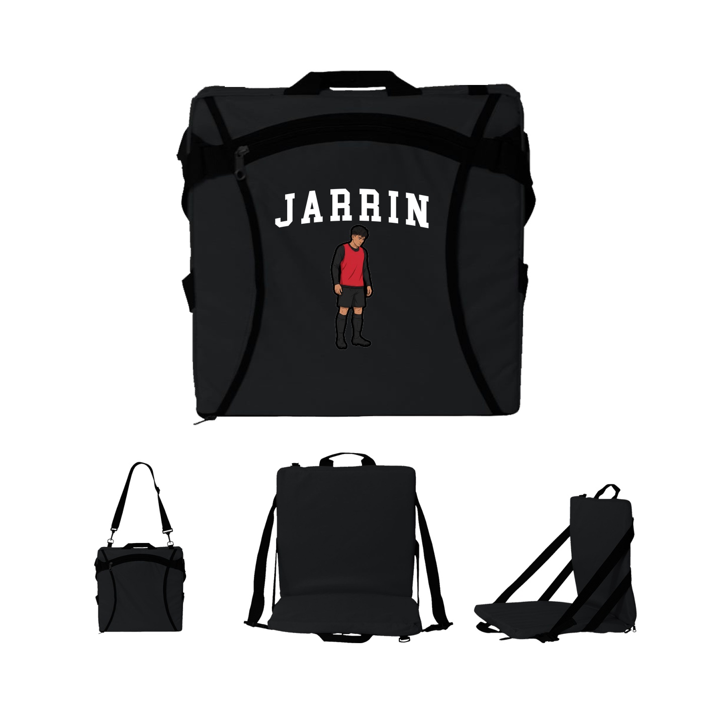 Folding Stadium Seat — Shirsey in Black