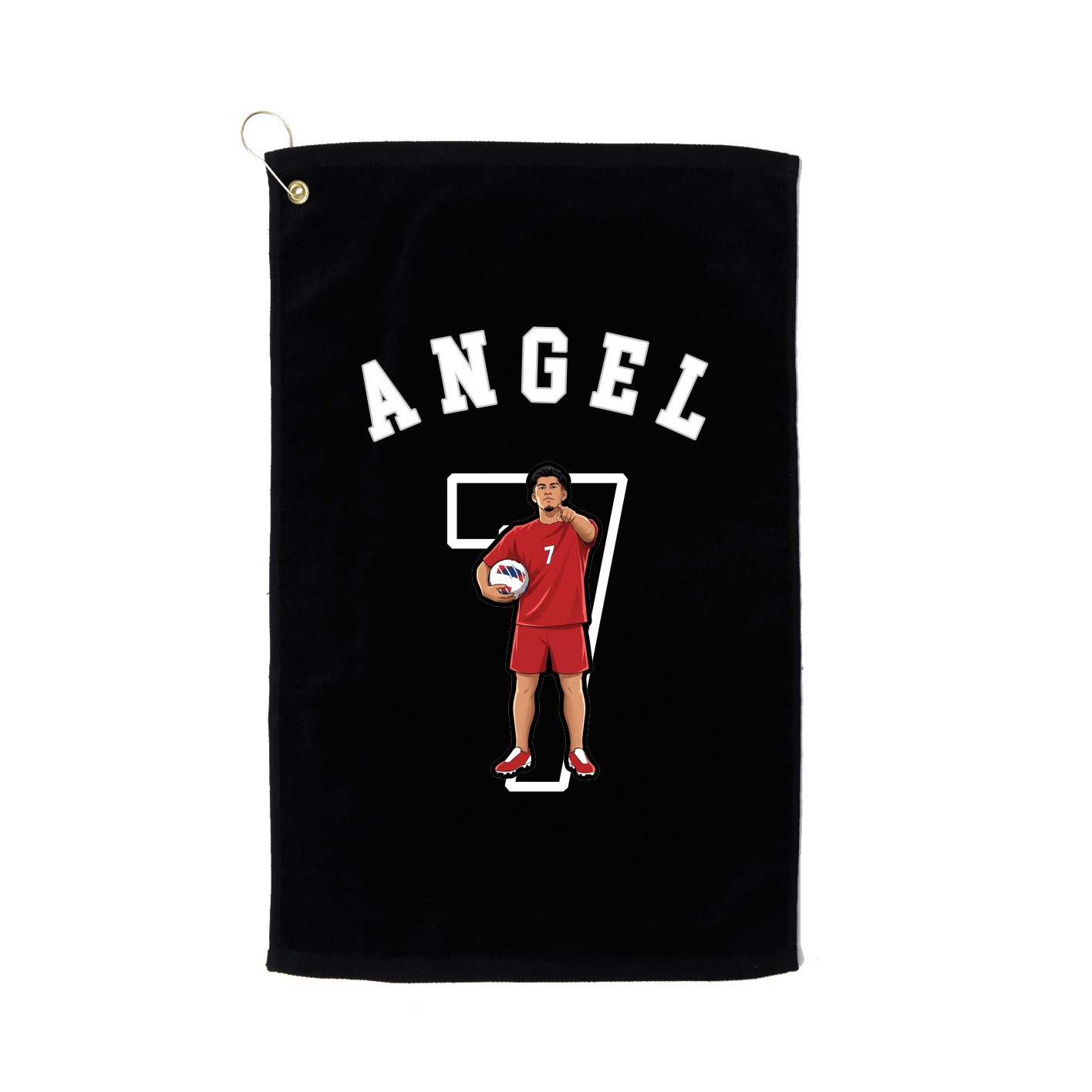 Golf Towel — Shirsey Arch in Black