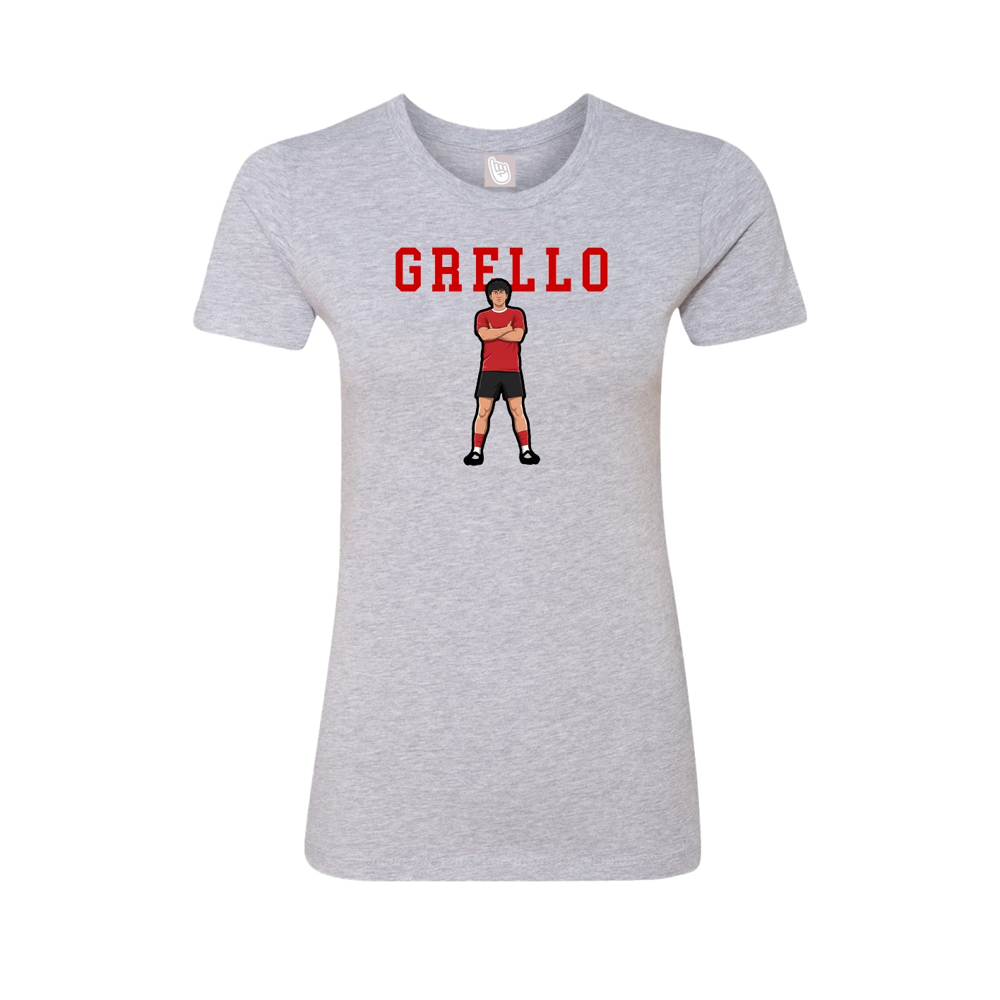 Fitted Women's Tee — Shirsey in Grey