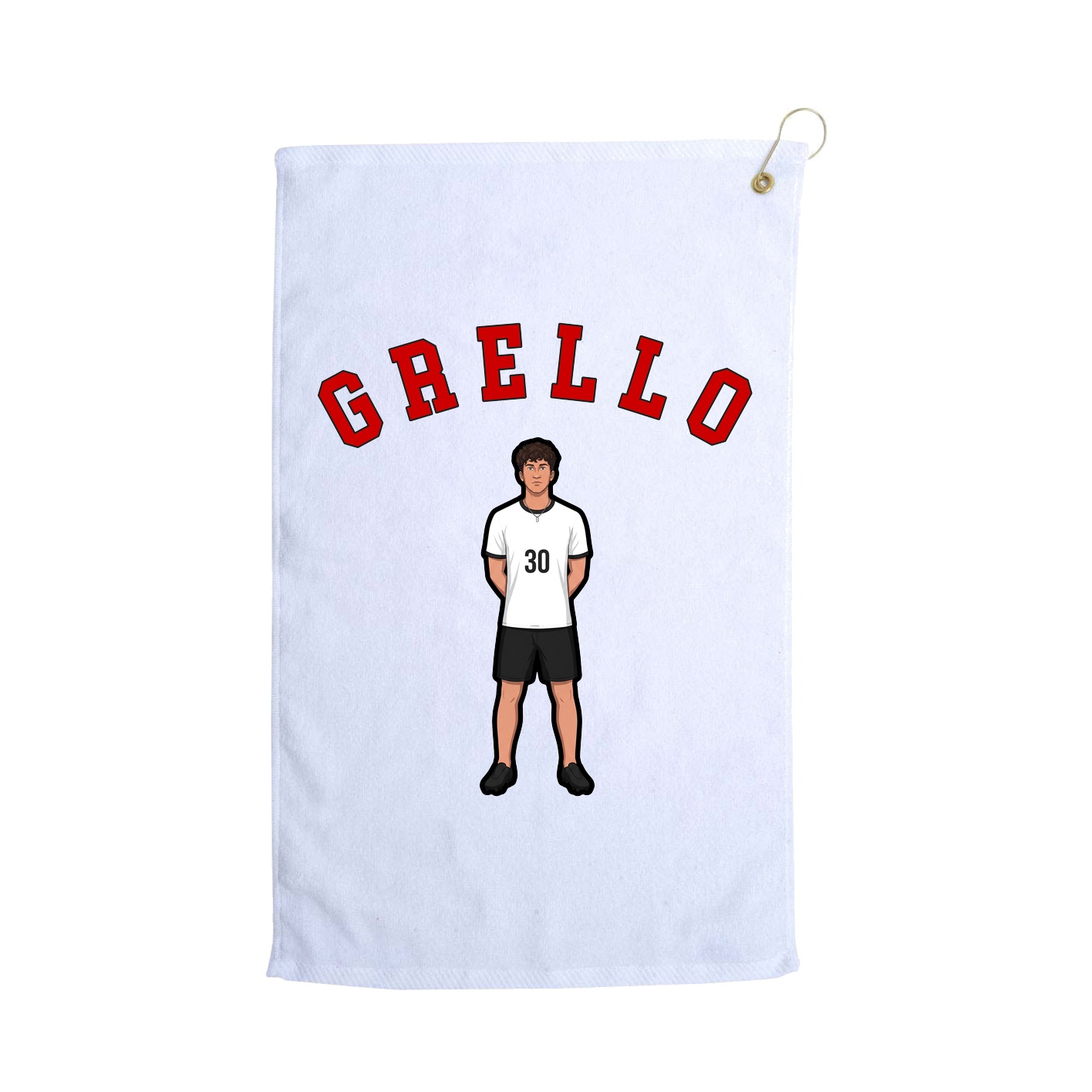 Golf Towel — Shirsey Arch in White