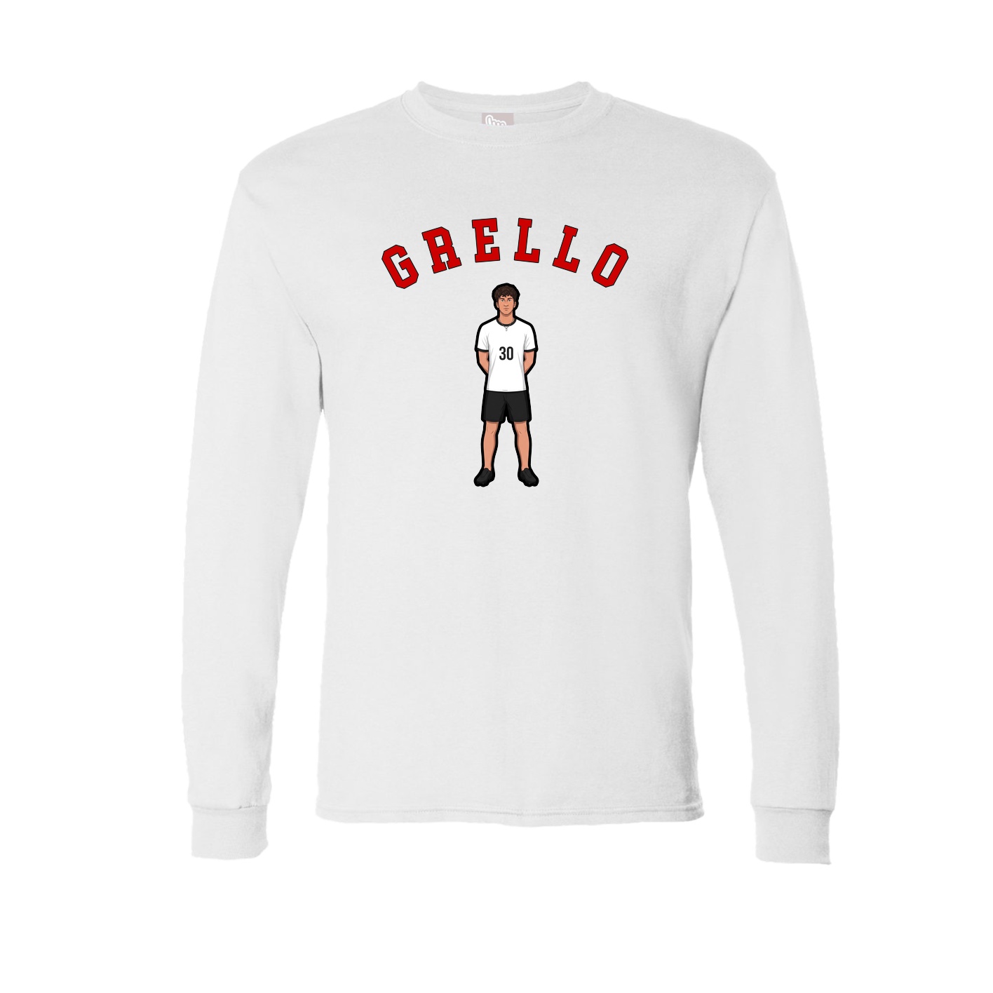 Long Sleeve Tee — Shirsey Arch in White