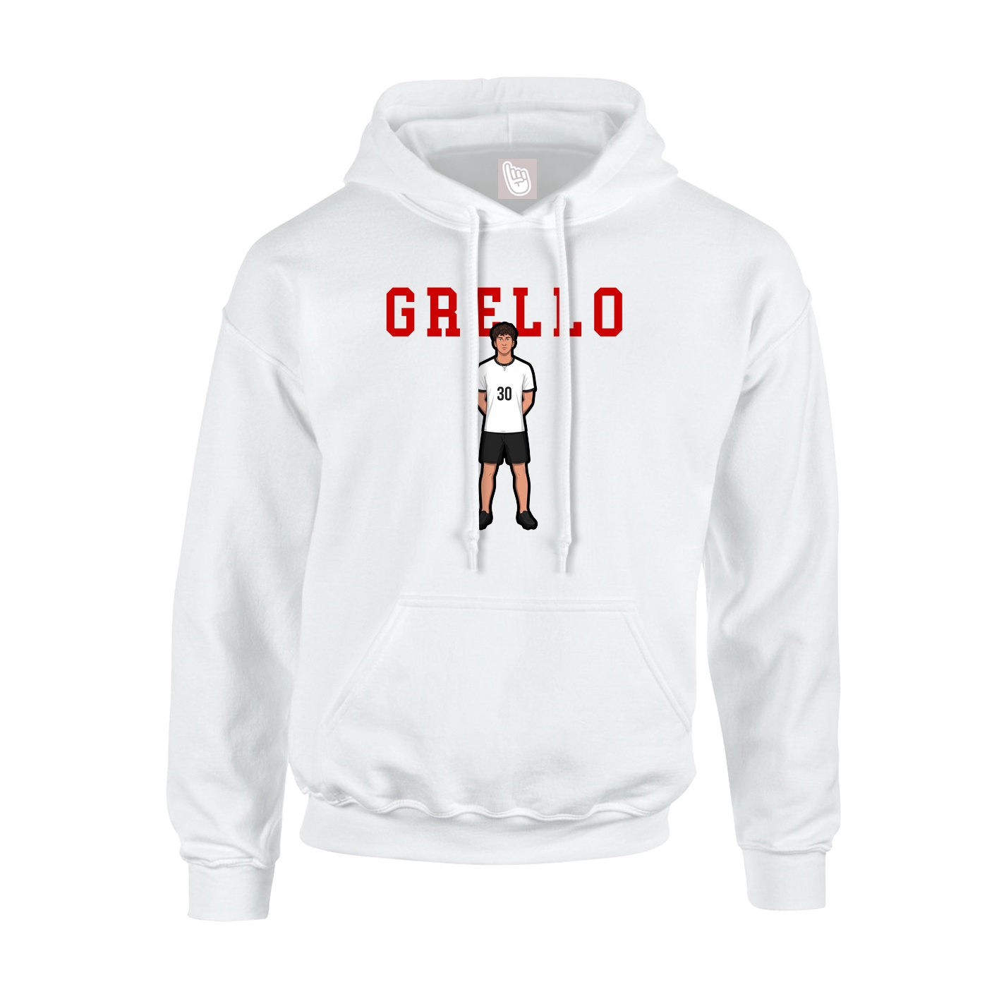 Youth Hoodie — Shirsey in White
