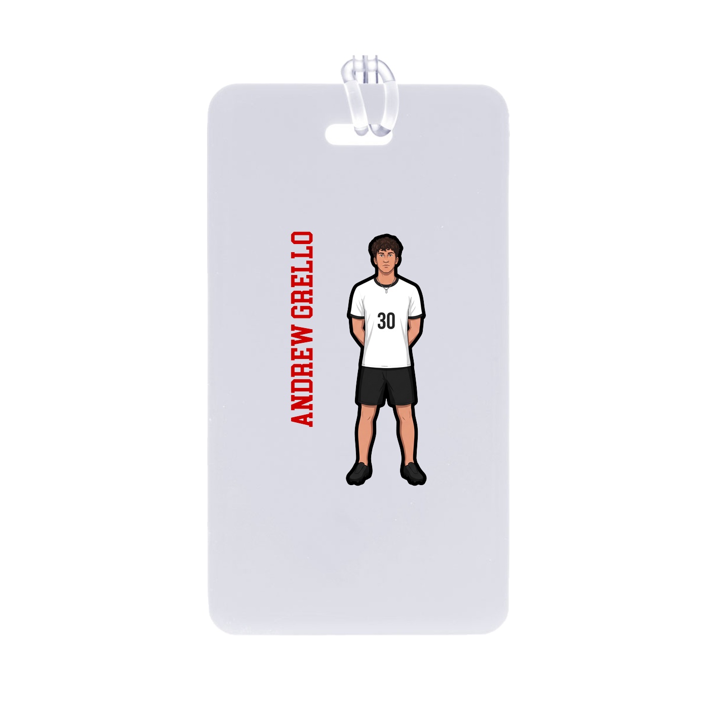 Bag Tag — Name Vertical in Classic