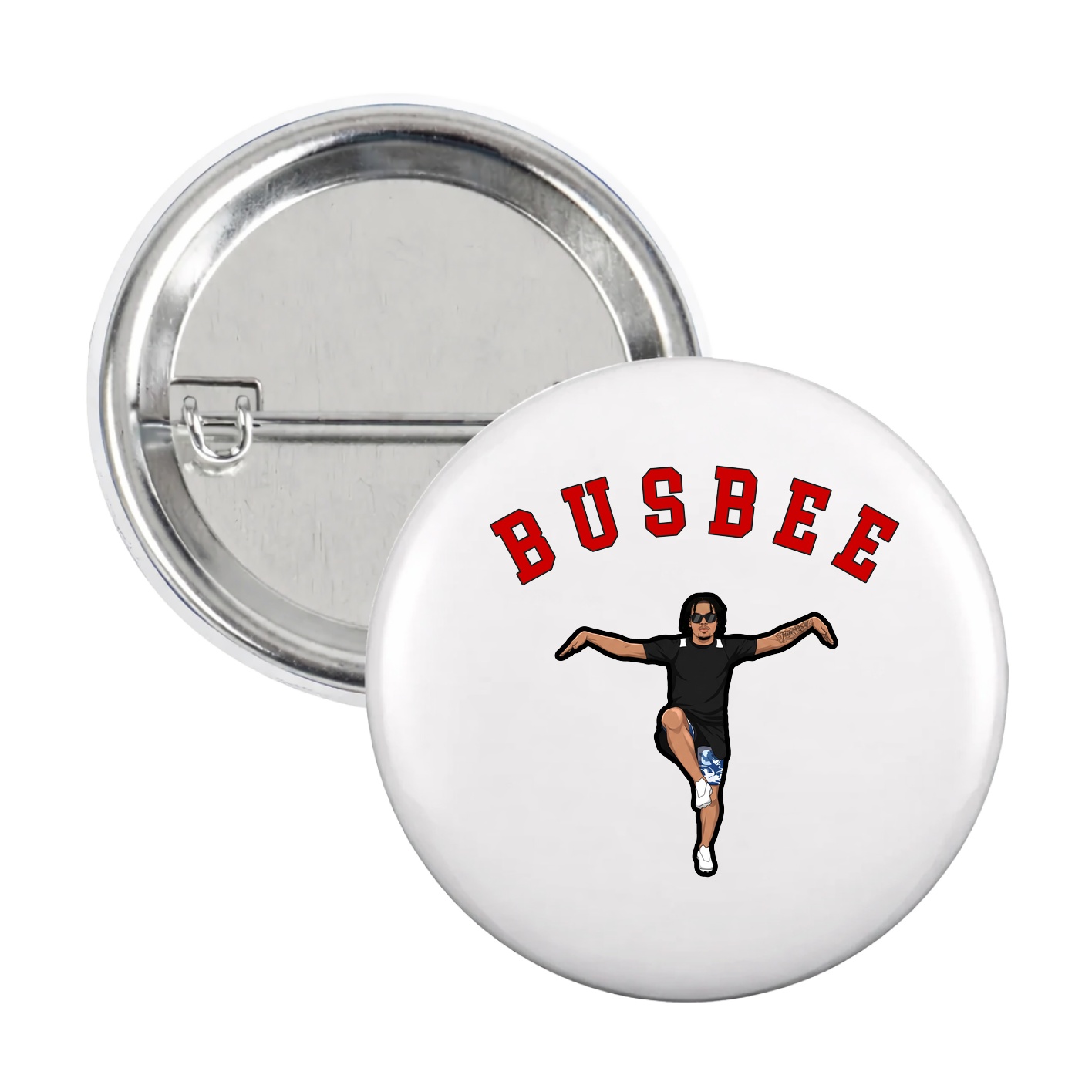 Game Day Button — Shirsey Arch in White