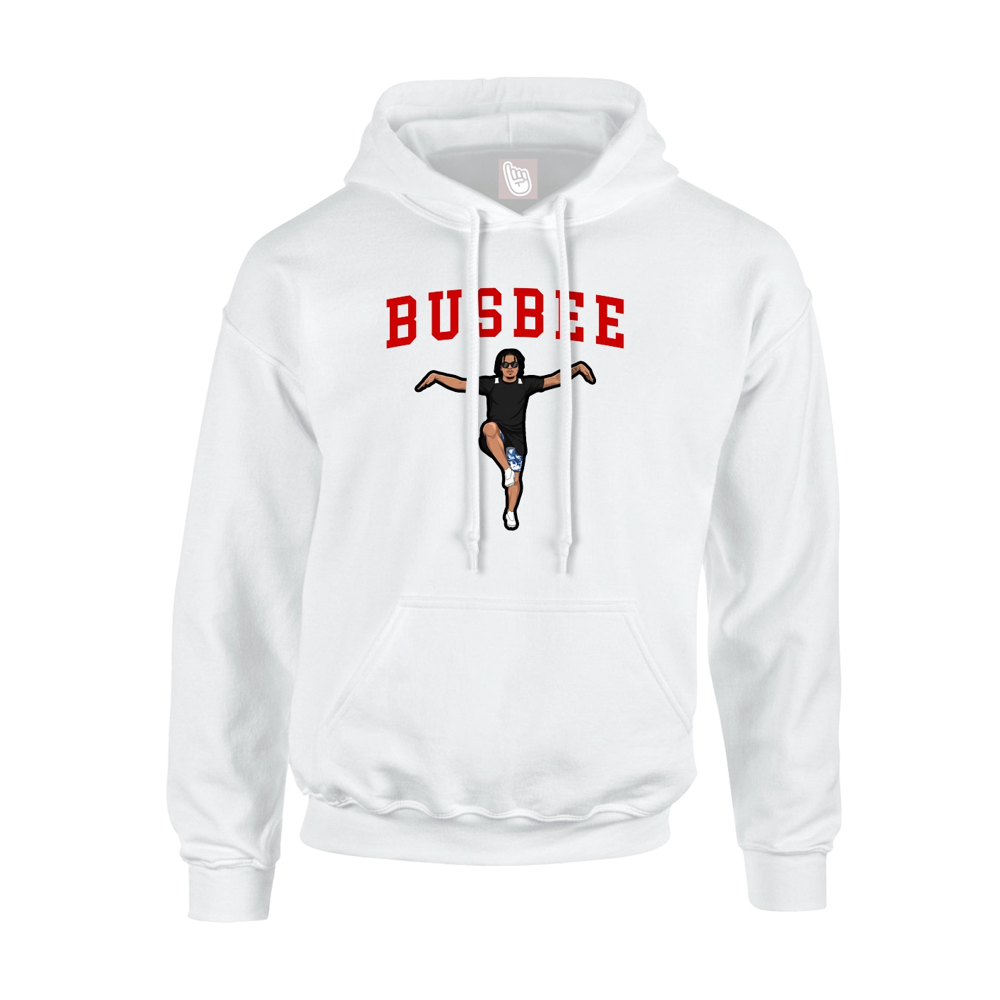 Hoodie — Shirsey in White