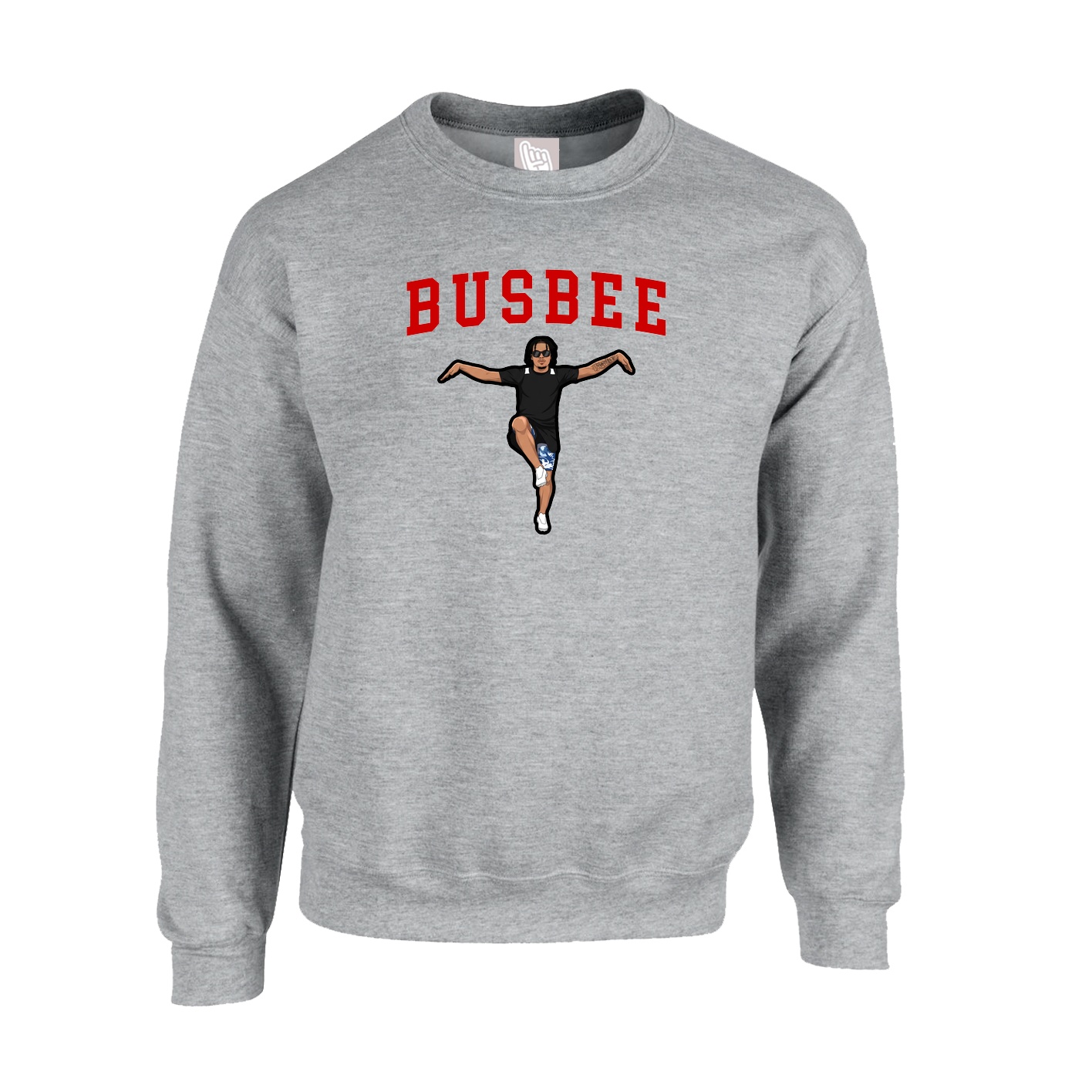 Fleece Crew — Shirsey in Grey