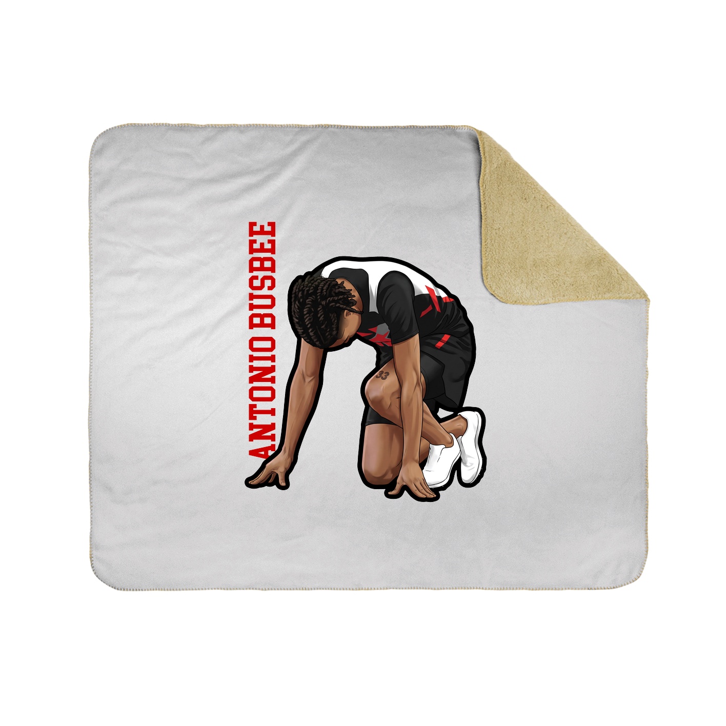 50x60 Sherpa Lined Throw Blanket