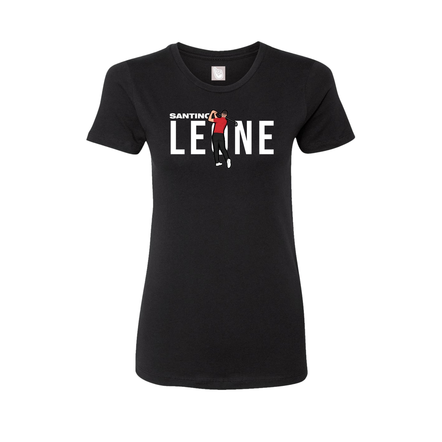 Womens Tee — Player Name in Black