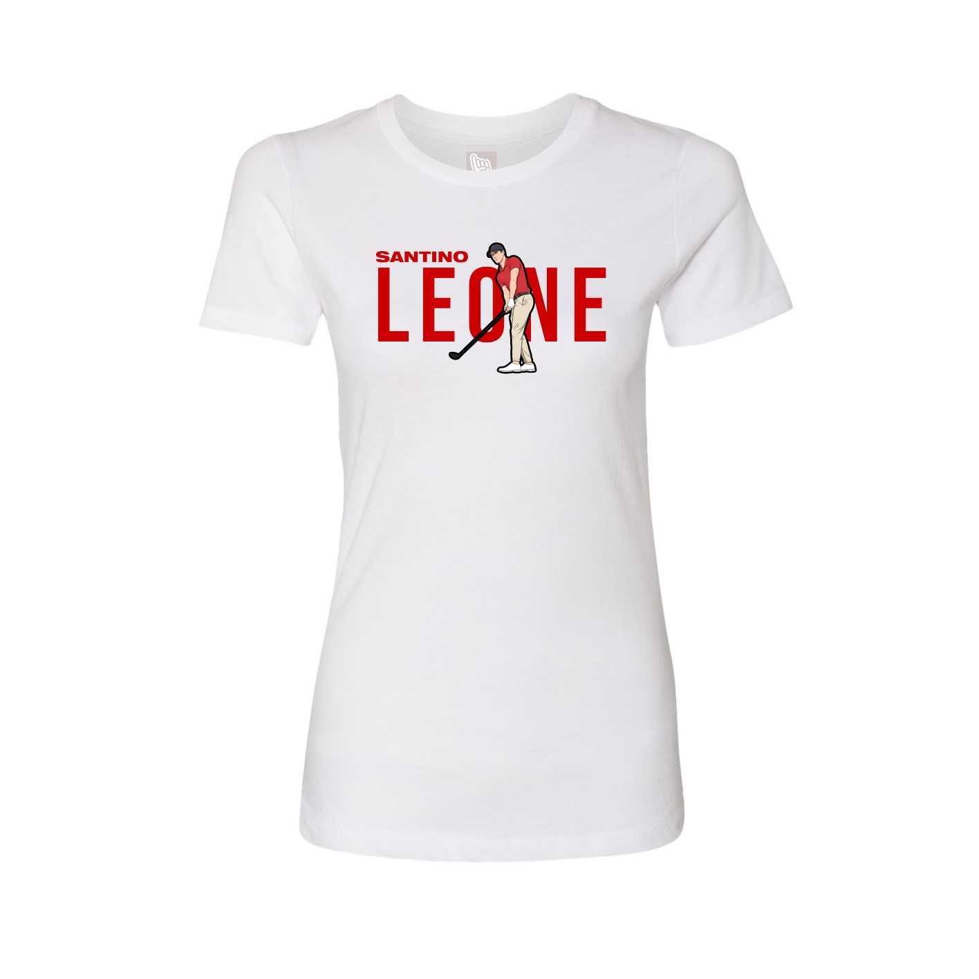Womens Tee — Player Name in White