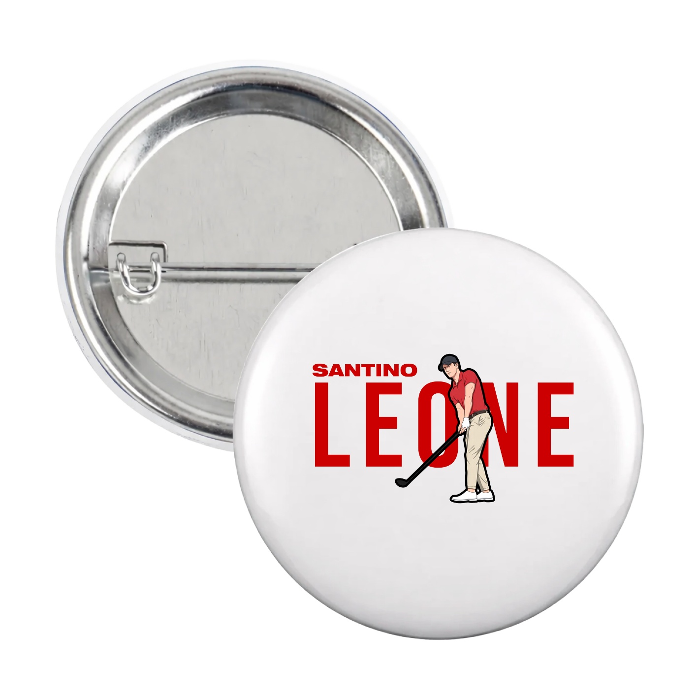 Game Day Button — Player Name in White