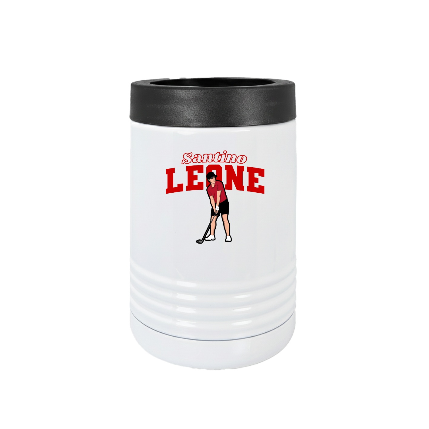 Beverage Holder — Name Arch in White