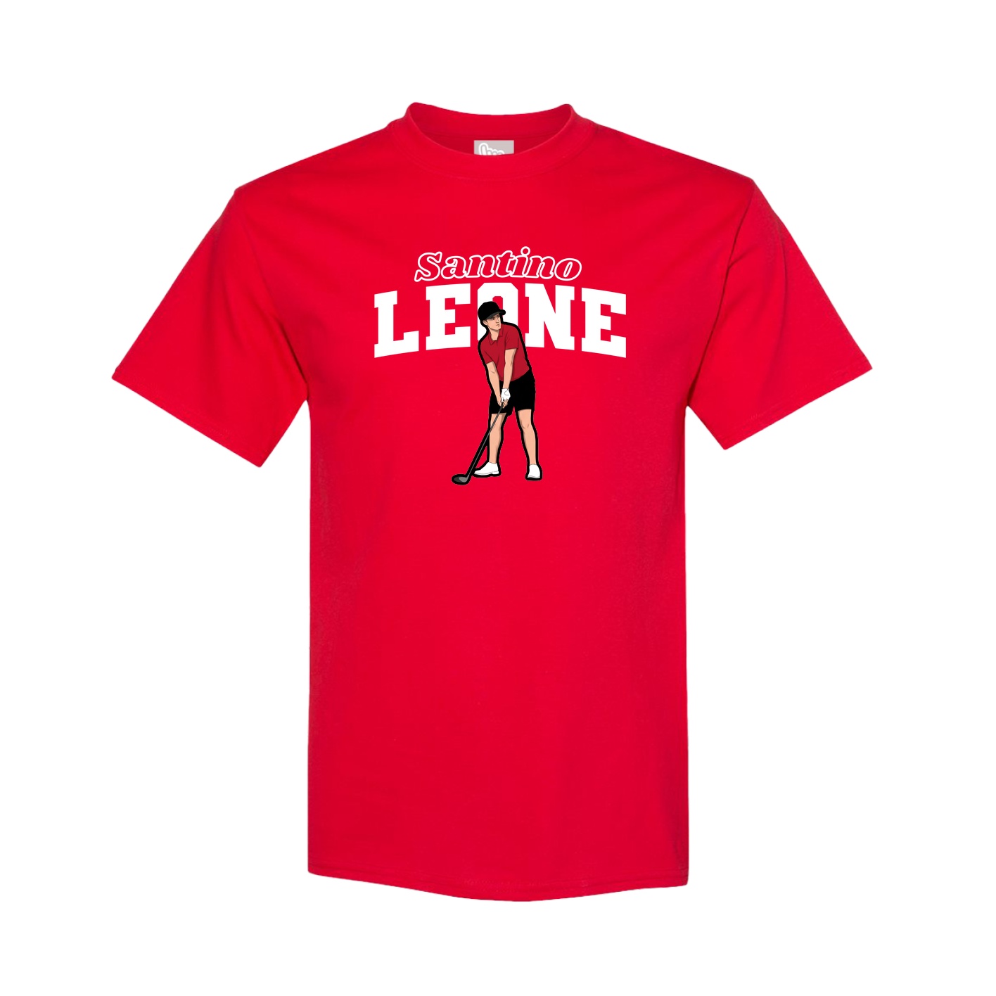 Tee — Name Arch in Red