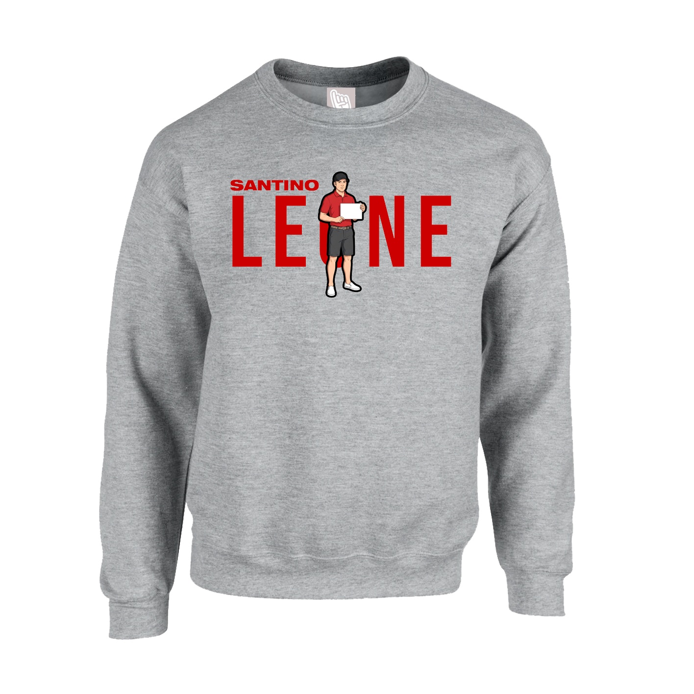 Fleece Crew — Player Name in Grey