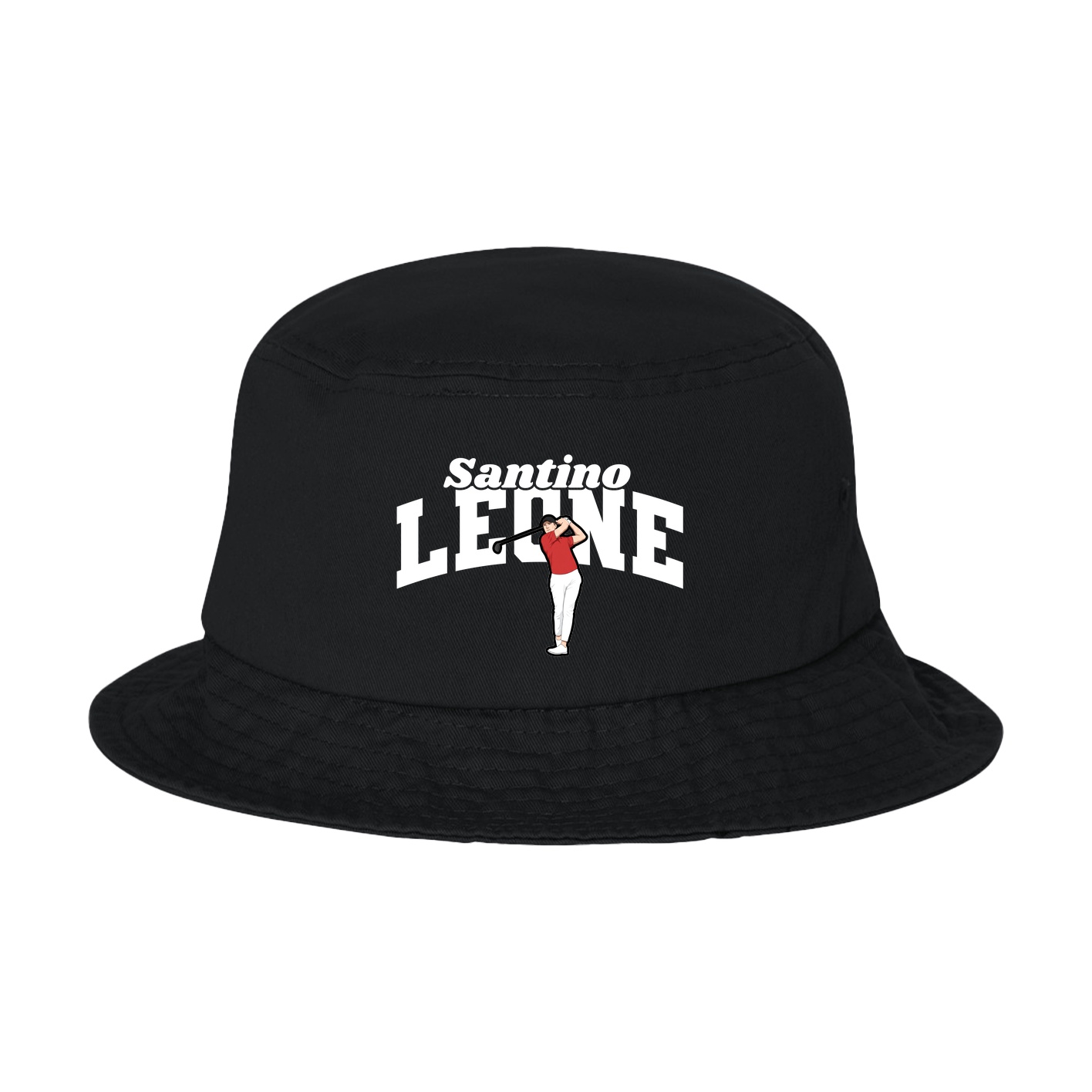 Bucket Cap — Signature Arch in Black