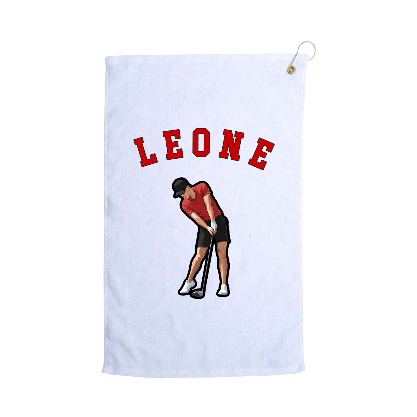 Golf Towel — Shirsey Arch in White