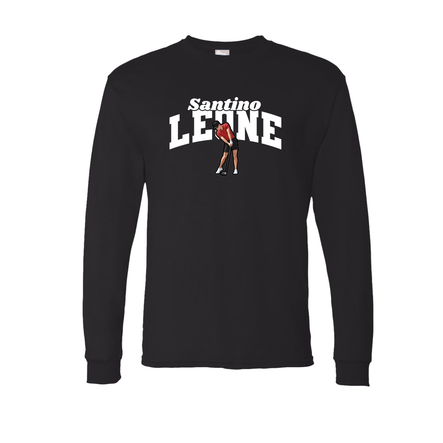 Long Sleeve Tee — Signature Arch in Black