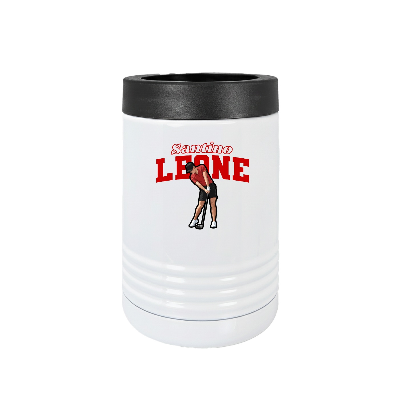 Beverage Holder — Name Arch in White