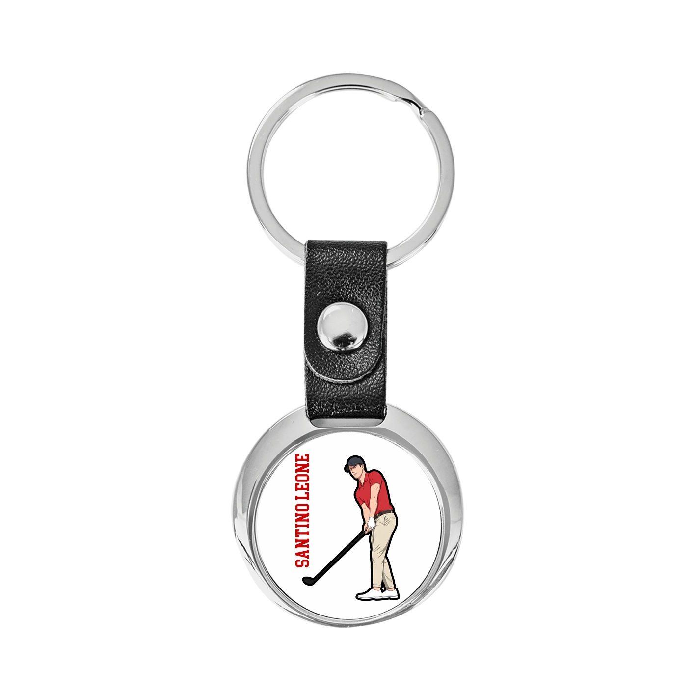 Key Chain — Name Vertical in Classic