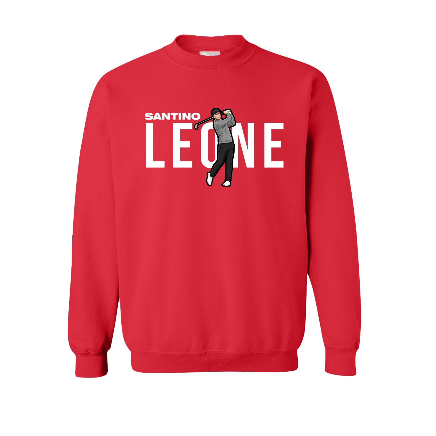 Fleece Crew — Player Name in Red