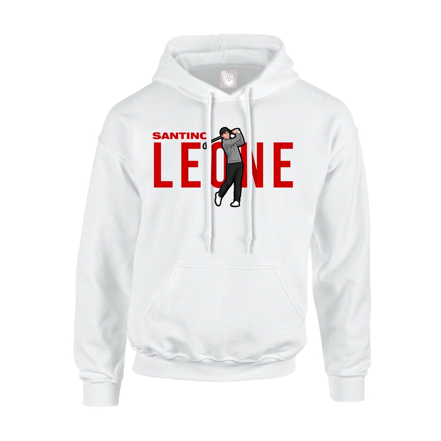 Youth Hoodie — Player Name in White