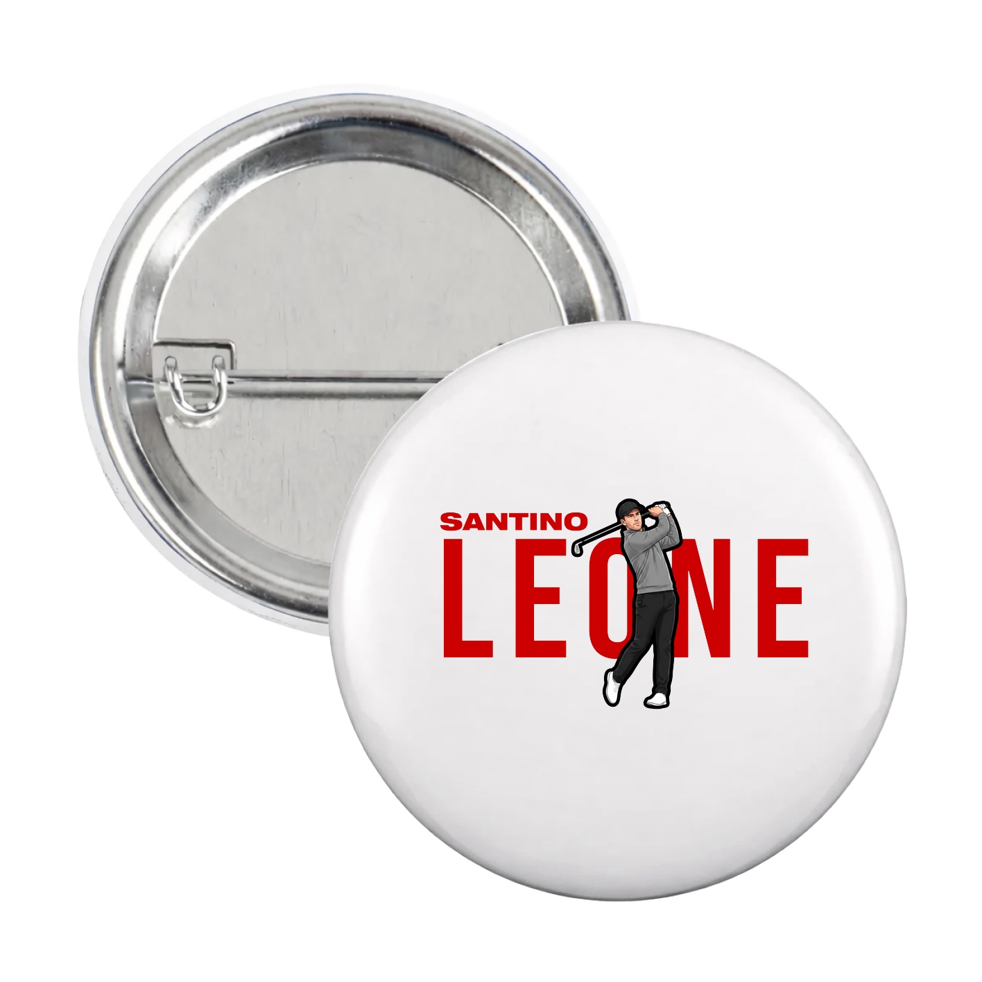 Game Day Button — Player Name in White