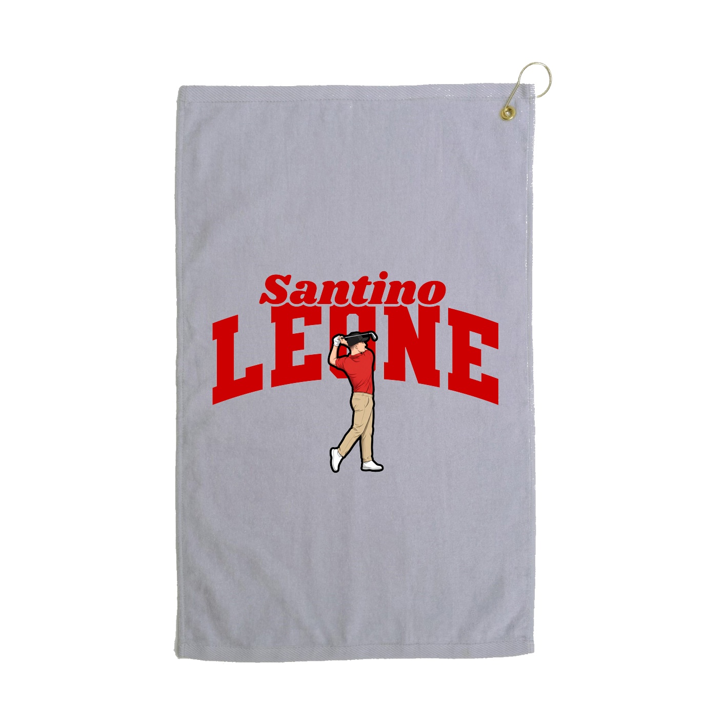 Golf Towel — Signature Arch in Grey