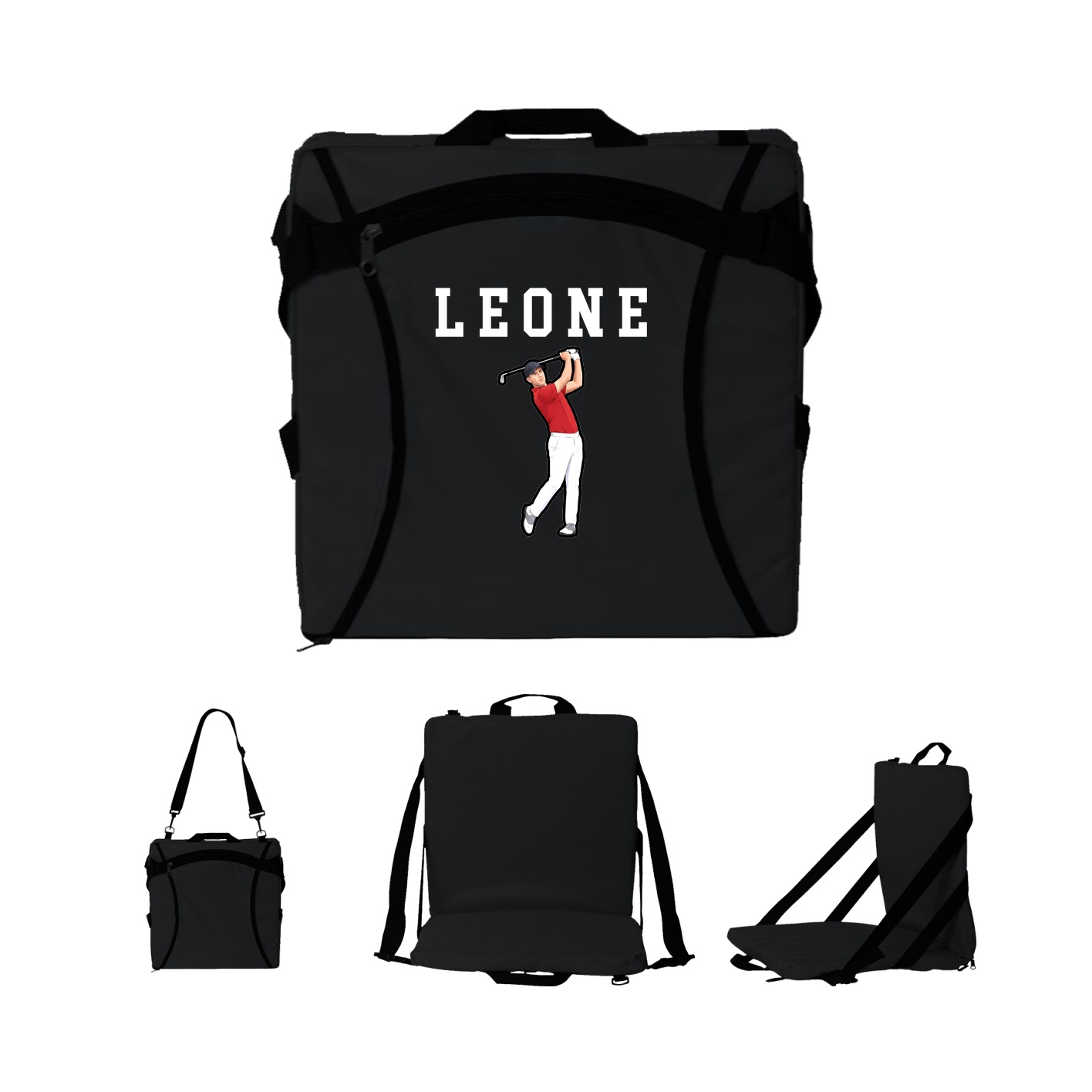Folding Stadium Seat — Shirsey in Black
