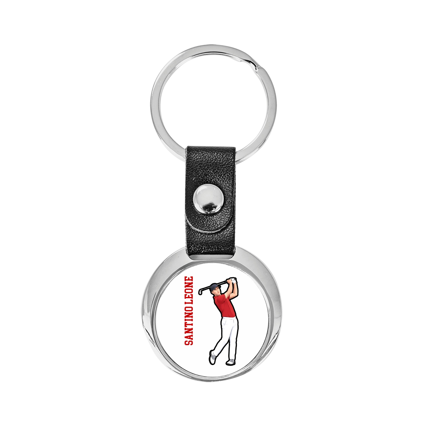 Key Chain — Name Vertical in Classic