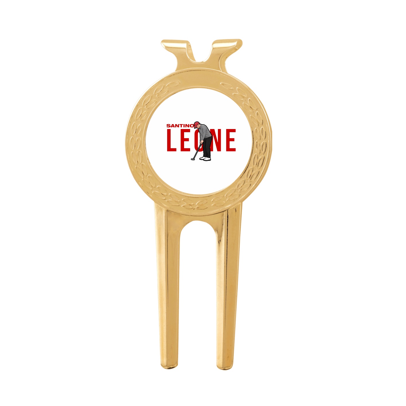 Divot Tool with Ball Marker — Player Name in Classic