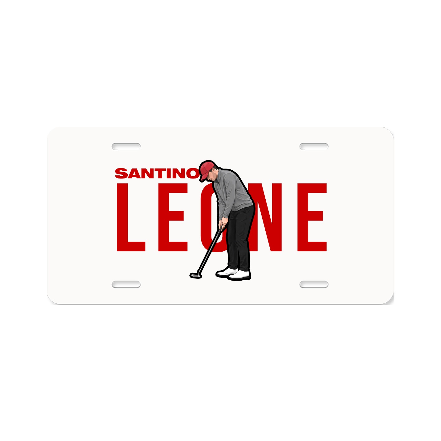 License Plate — Player Name in Classic