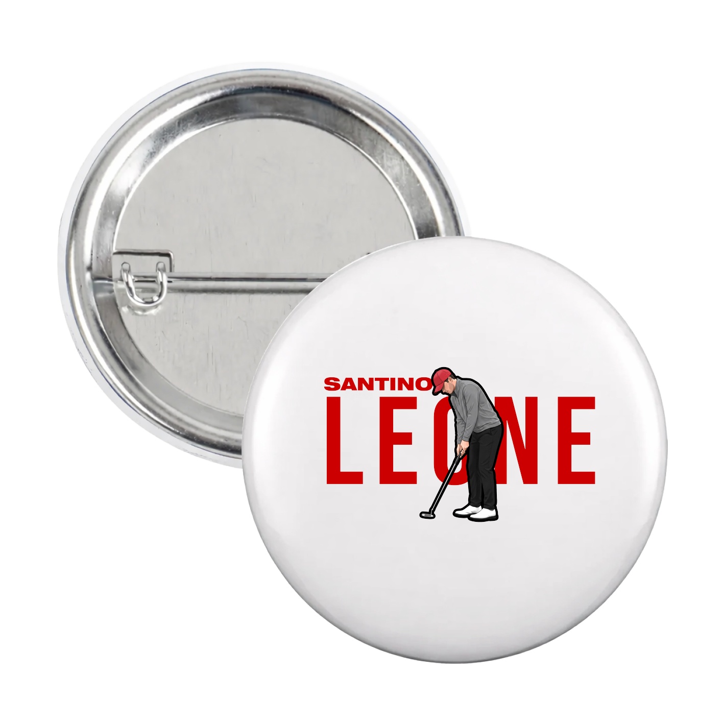 Game Day Button — Player Name in White