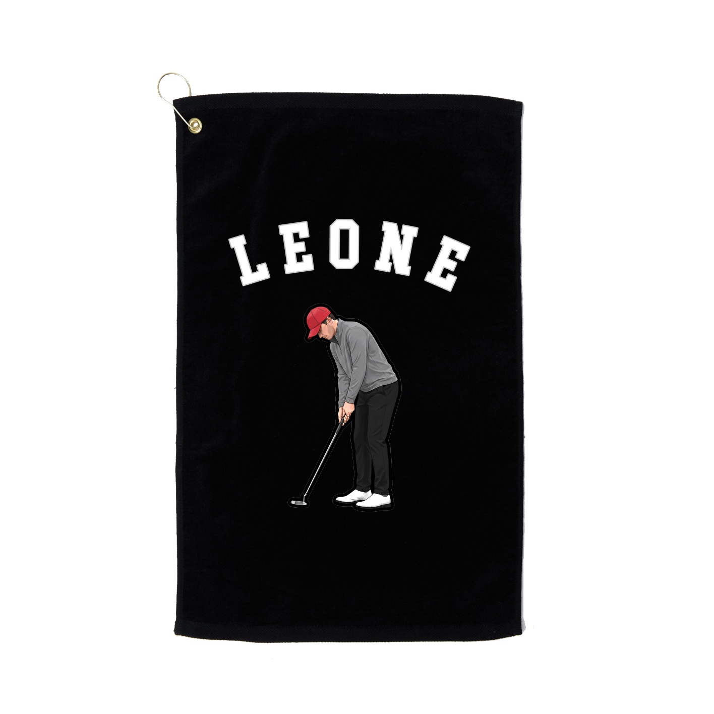 Golf Towel — Shirsey Arch in Black