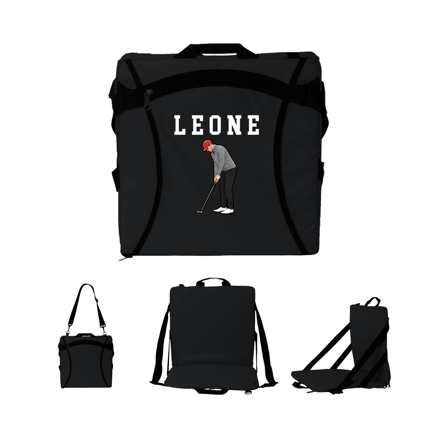 Folding Stadium Seat — Shirsey in Black