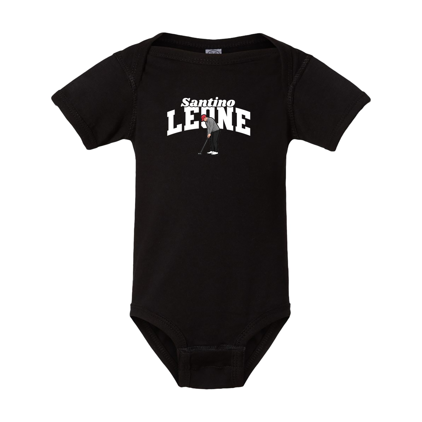 Baby Onesie — Signature Arch in Black