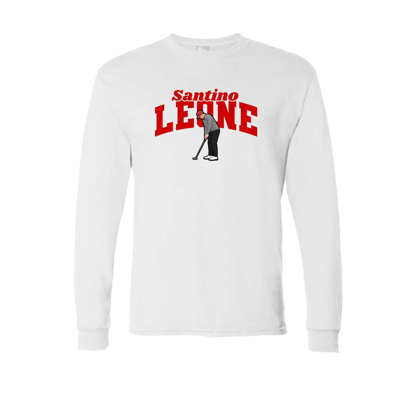 Long Sleeve Tee — Signature Arch in White