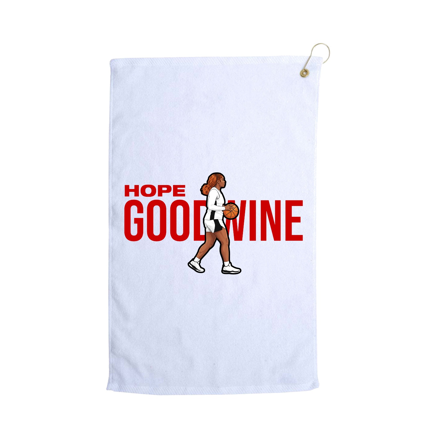 Golf Towel — Player Name in White